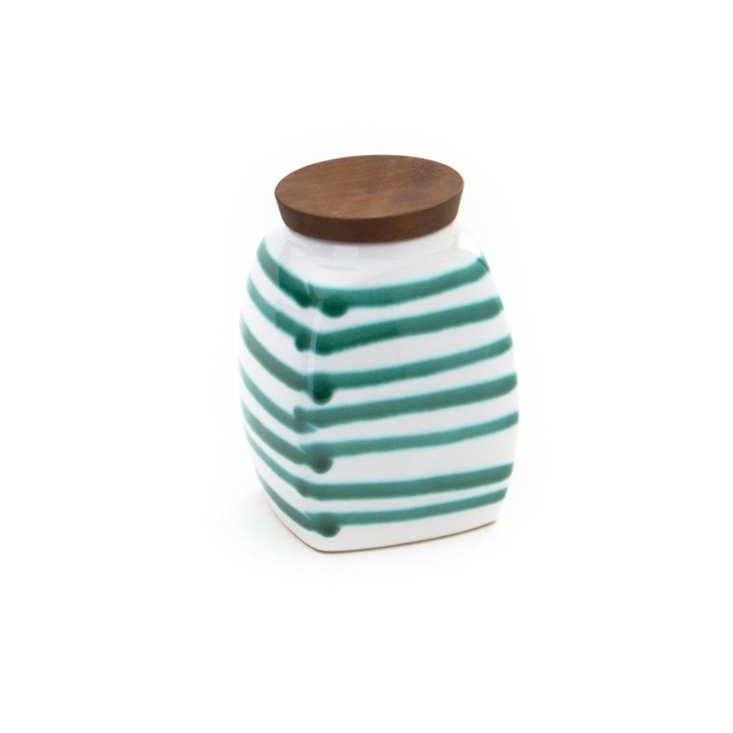 Gmundner Keramik Dizzy Green Small Spice Jar - Retired