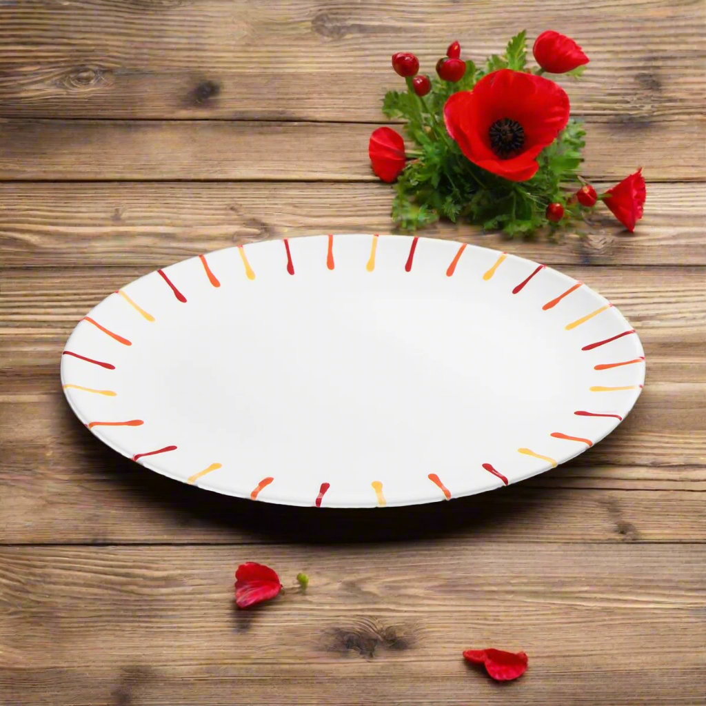 Gmundner Keramik Sunset Oval Platter