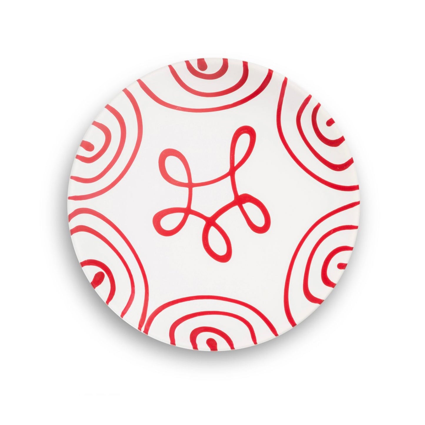 Gmundner Keramik Dizzy Red Saucer