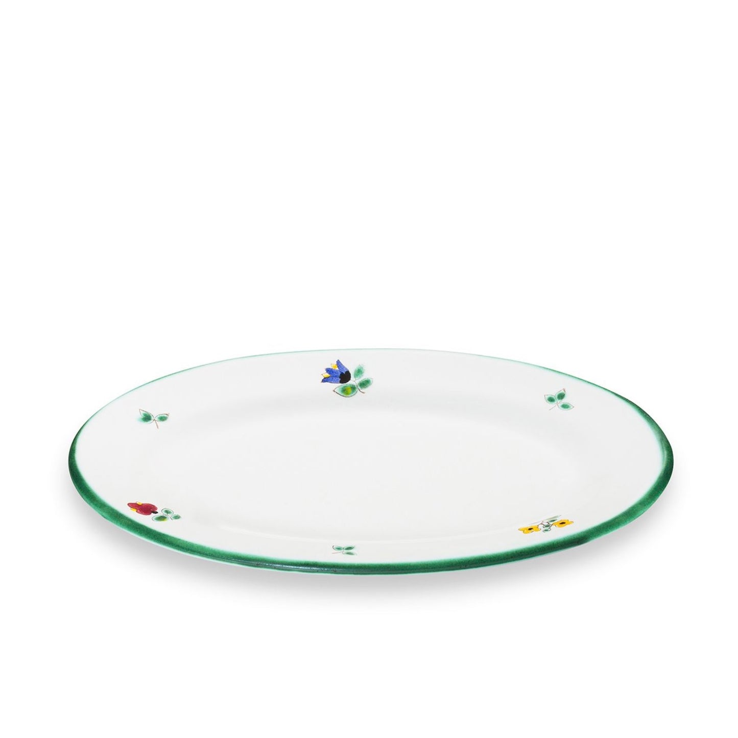 Gmundner Keramik Alpine Flowers Oval Small Tray
