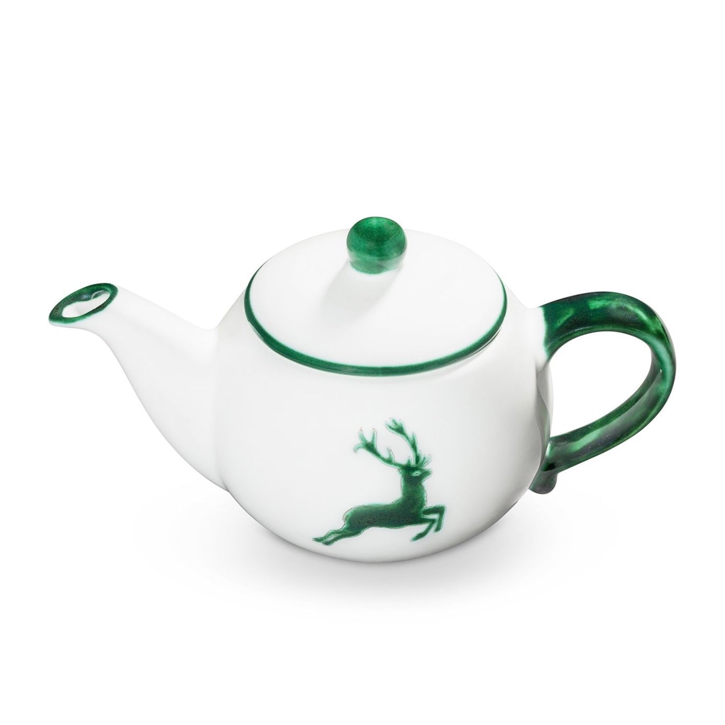 Gmundner Keramik Green Deer Small Teapot - Retired