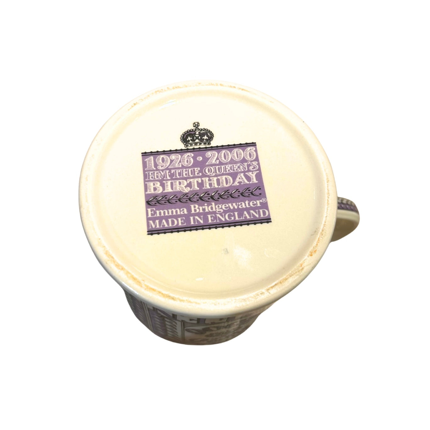 Emma Bridgewater What A Queen 1920-2006 Mug