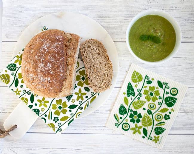 Jangneus - Swedish Dishcloth - Garden - Green
