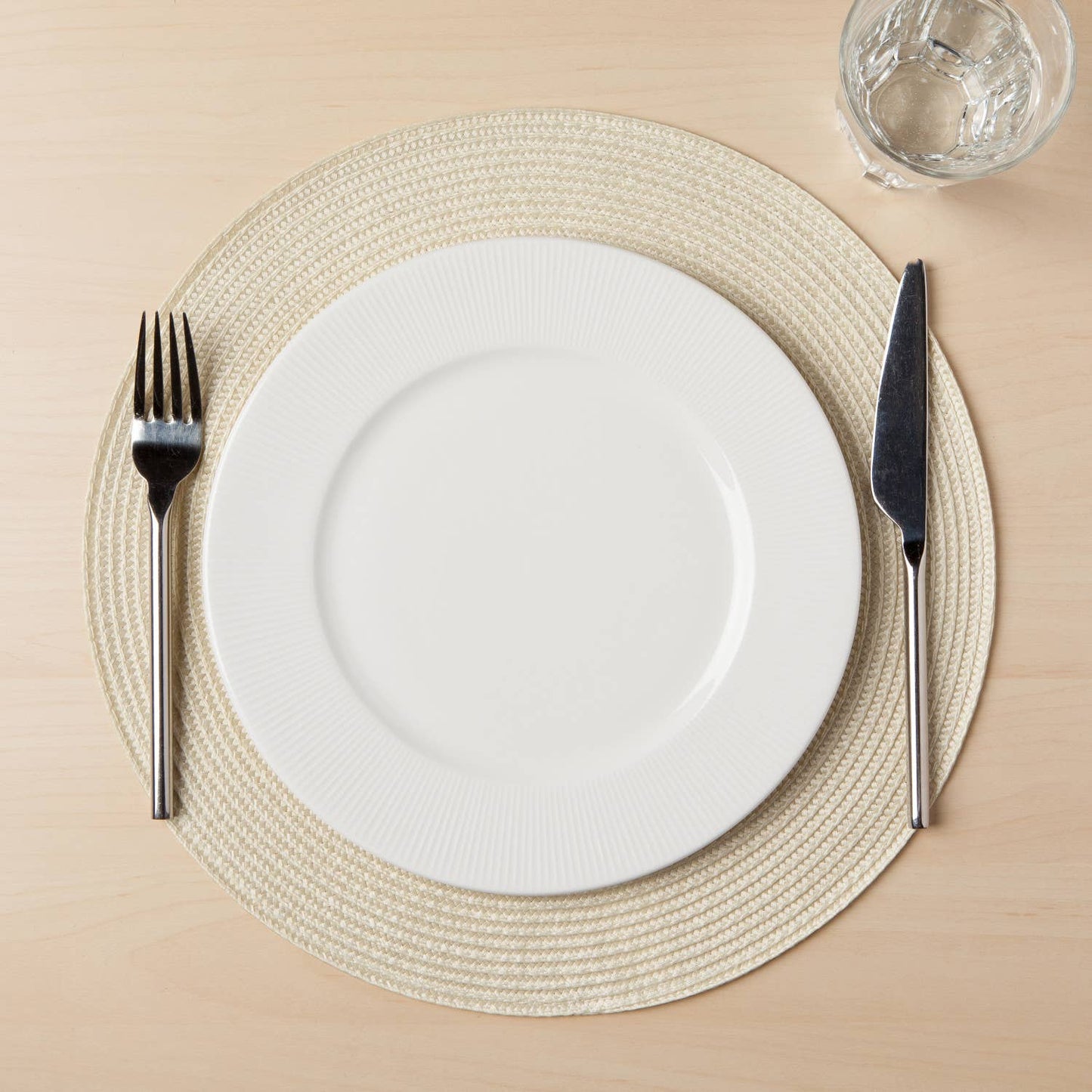 Disko Ivory Round Placemat Set/4