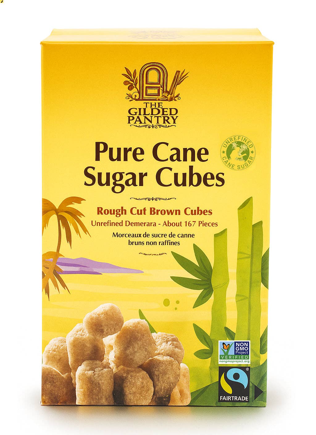 The Gilded Pantry Unrefined Brown Cane Sugar Cubes