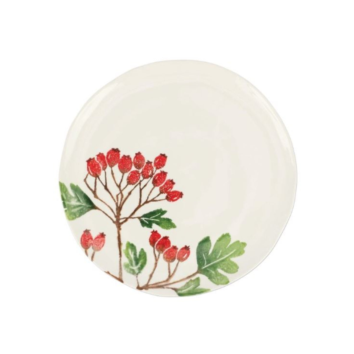 VIETRI Foresta Primavera Salad Plate - Red Buckthorn