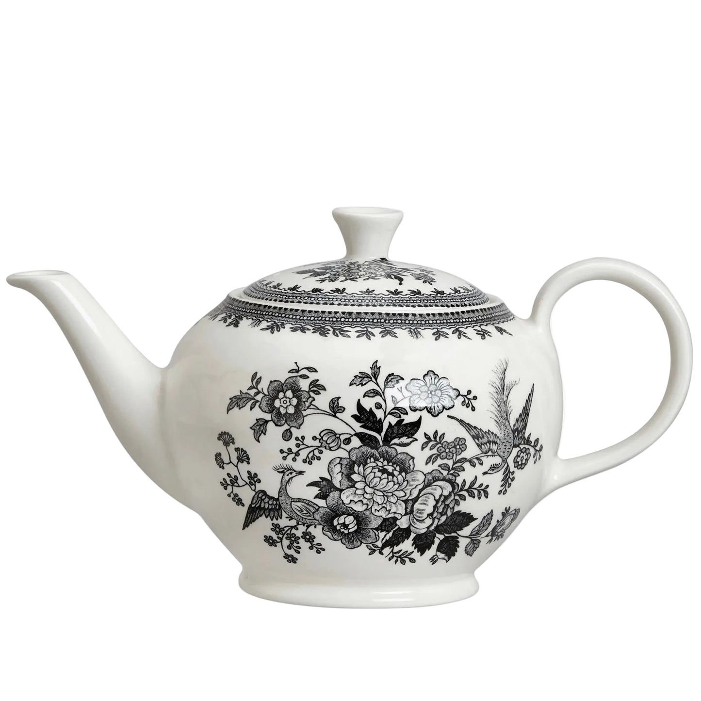 Burleigh Black Asiatic Pheasants Large Teapot
