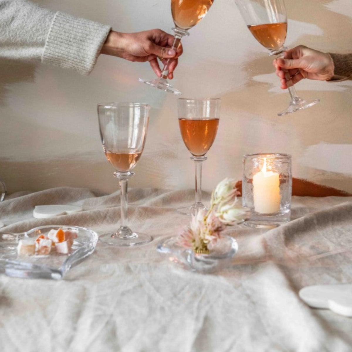 Simon Pearce Cavendish White Wine Glass