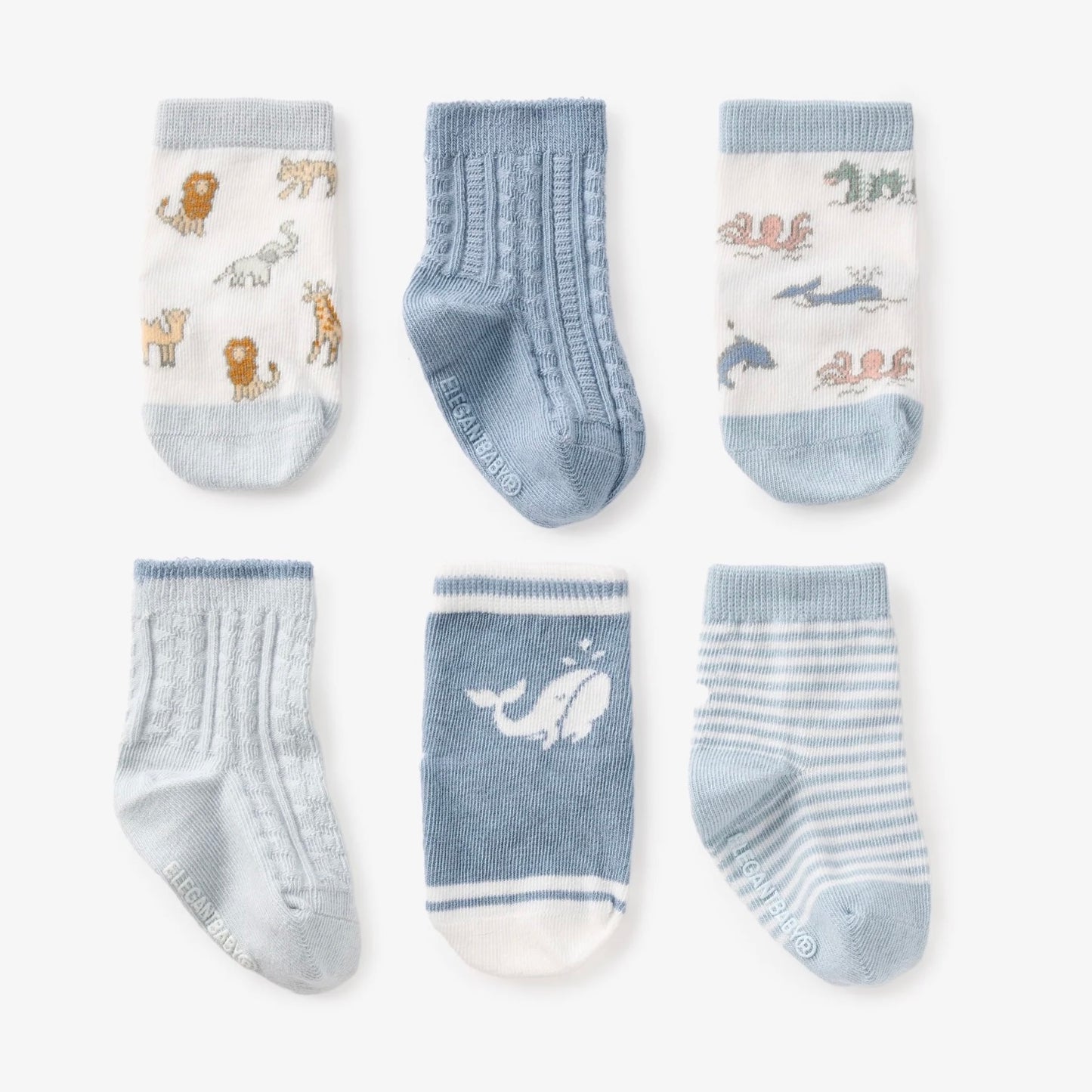 Elegant Baby World Traveler Socks Pack/6