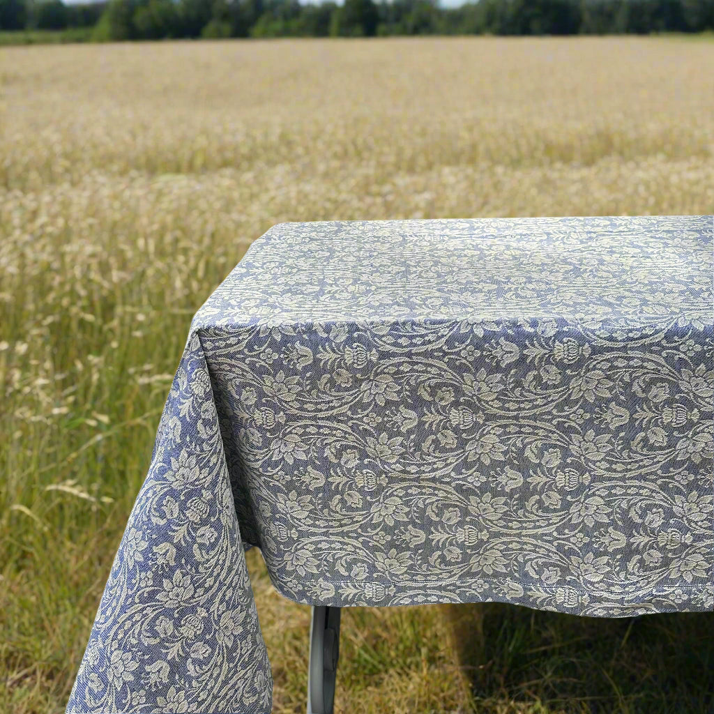 Tessitura Pardi Anfora Tablecloth - Royal Blue 71.5" x 114"