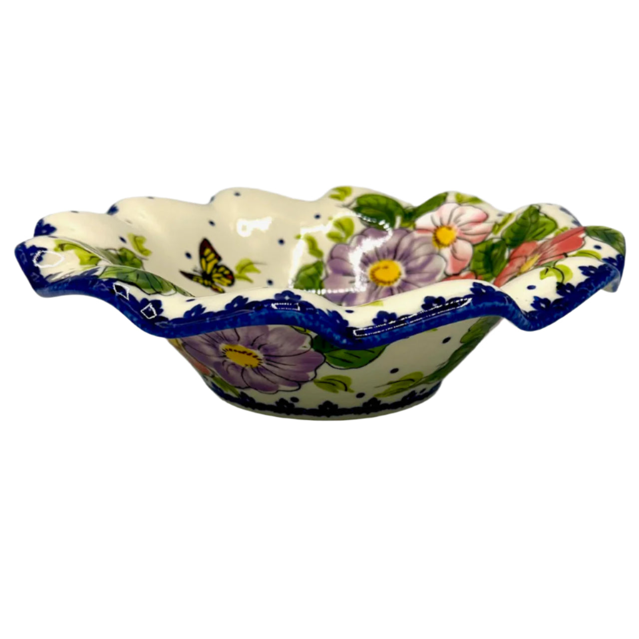 Polish Pottery Wave Bowl 2025