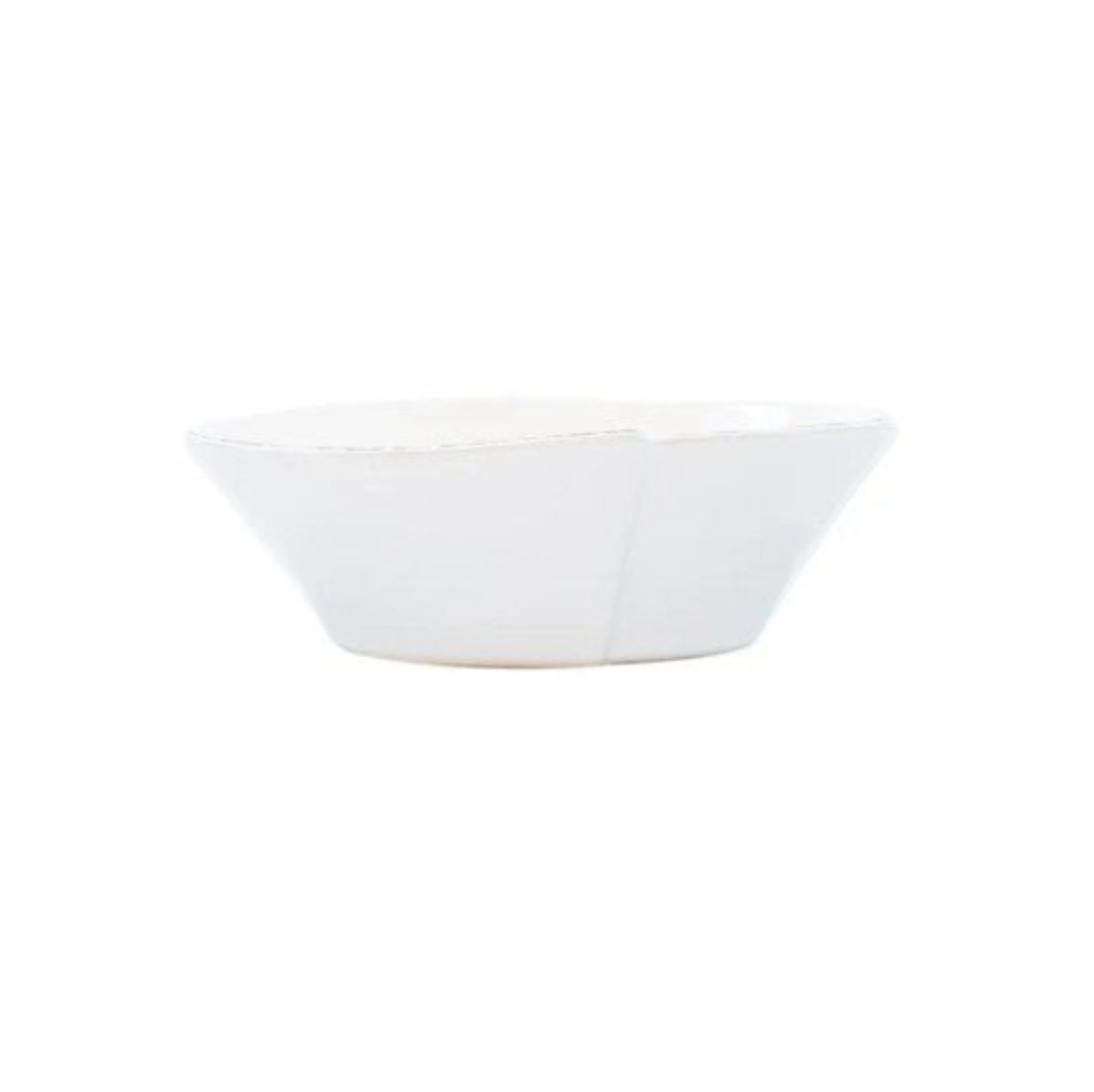 Vietri Lastra White Small Oval Bowl