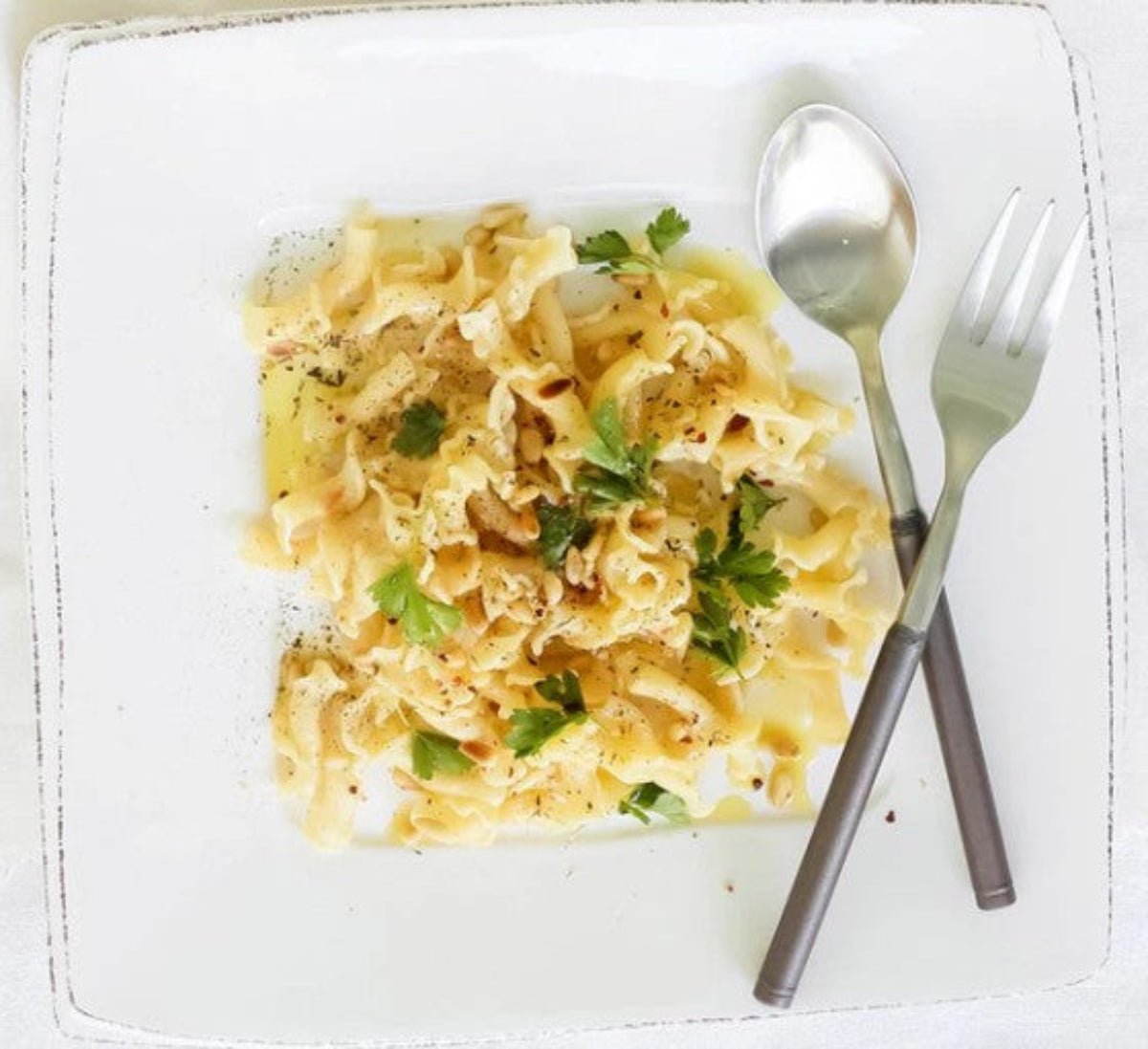 Vietri Lastra White Square Platter