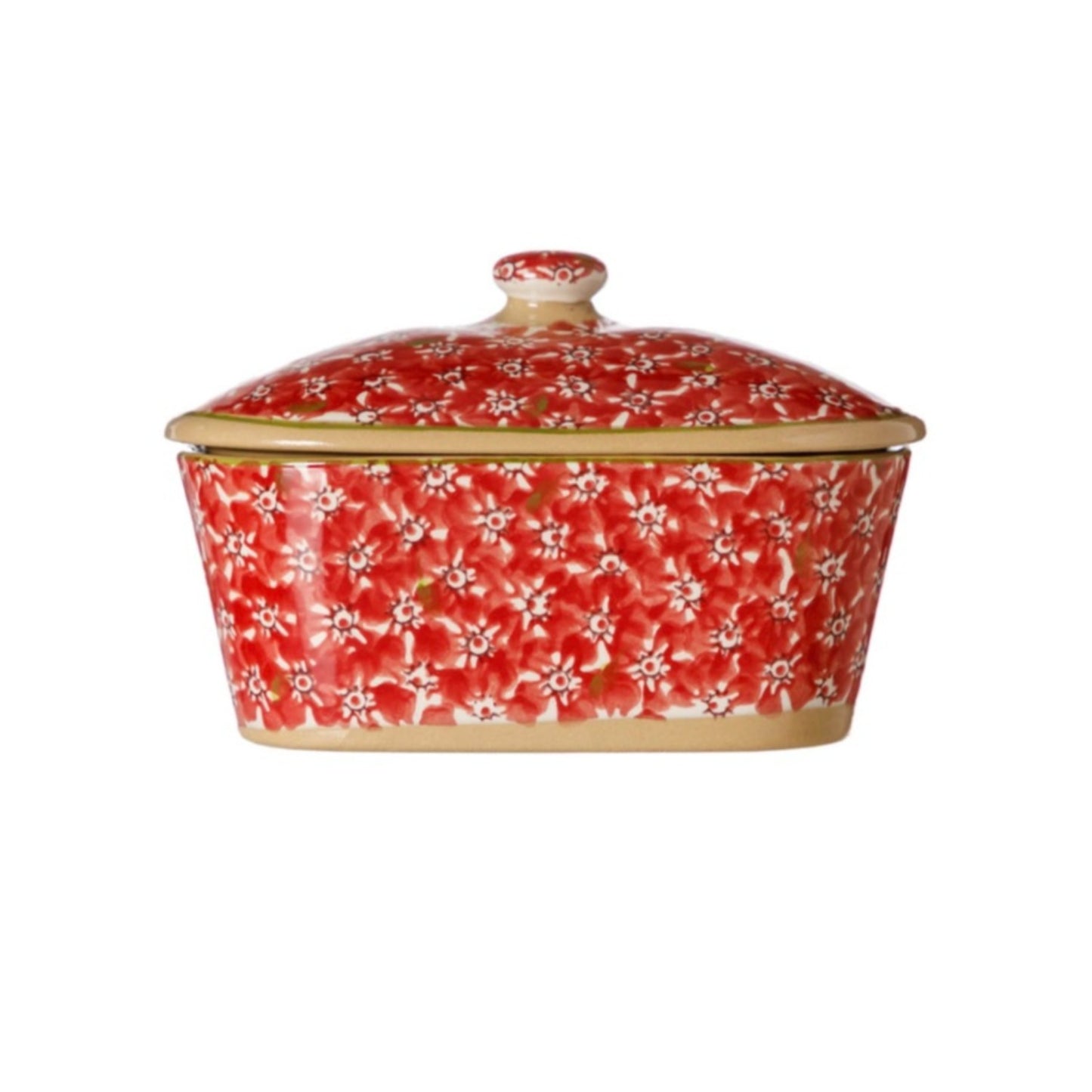 Nicholas Mosse Lawn Red Butterdish