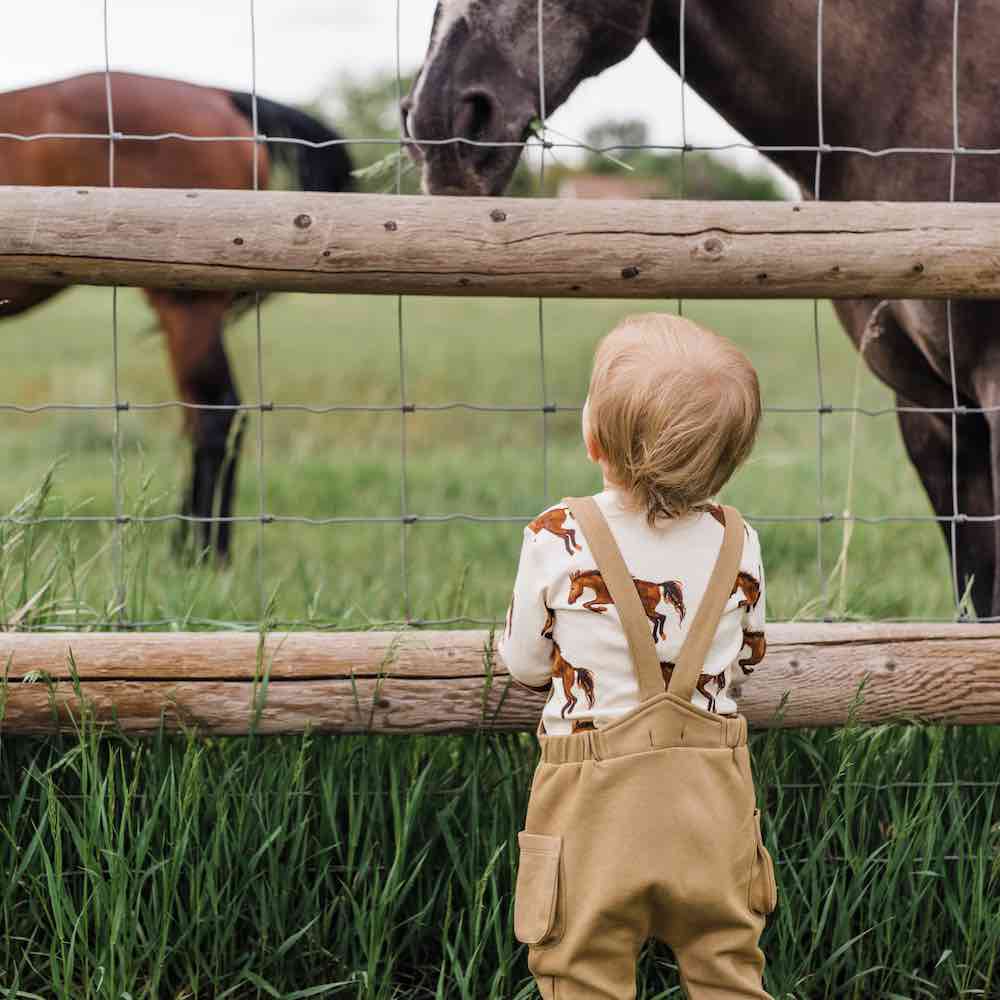 Milkbarn Organic Overall Rust Denim