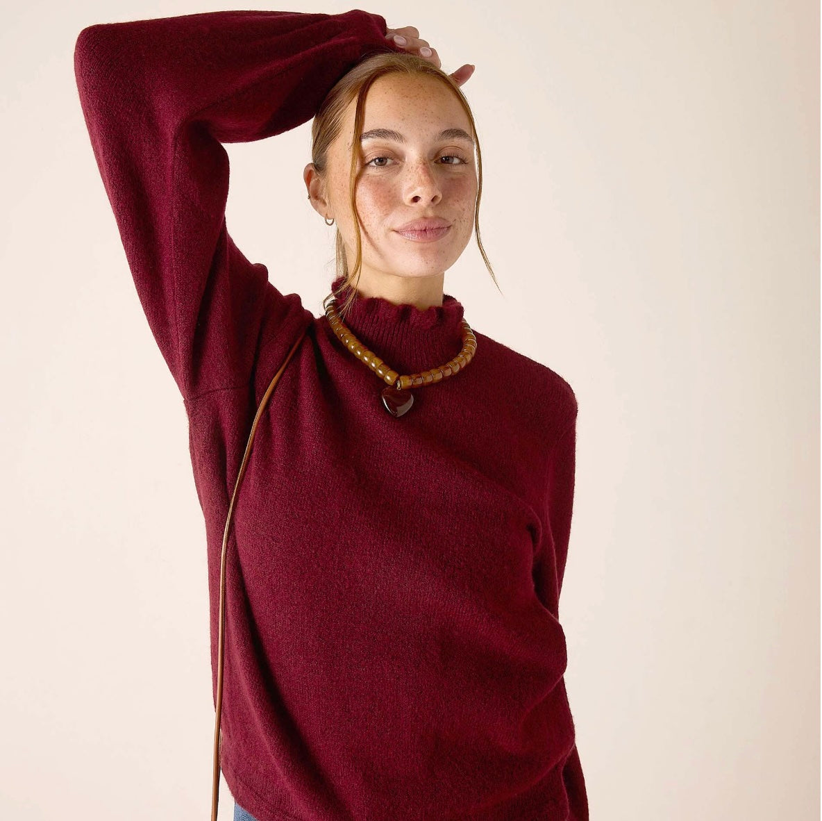 Mersea Sabrina Sweater - Cabernet