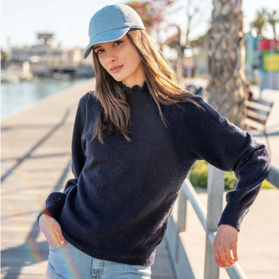 Mersea Sabrina Sweater - Navy