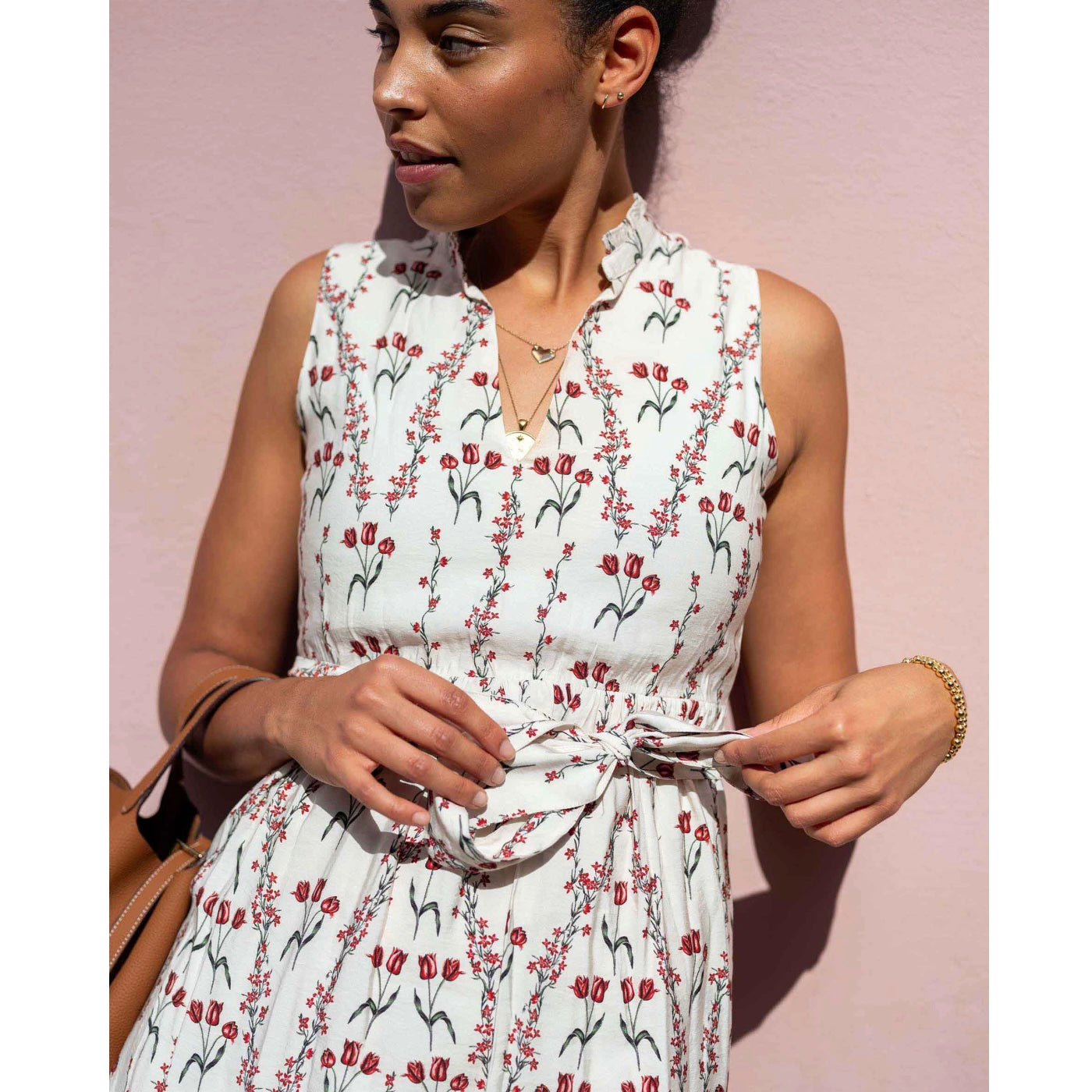 Mersea Tropez Tiered Maxi Dress - Flower Market Print