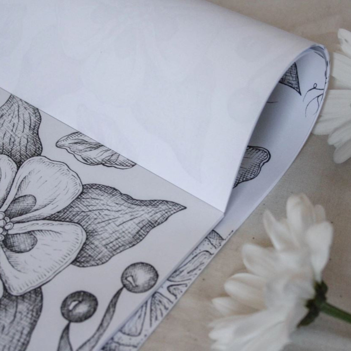 The Orange Thicket Paper Placemats