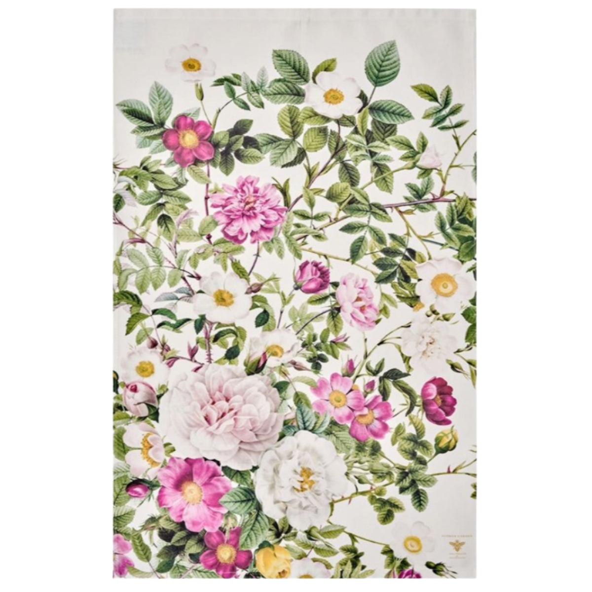 Koustrup & Co Rose Flower Garden Organic Tea Towel