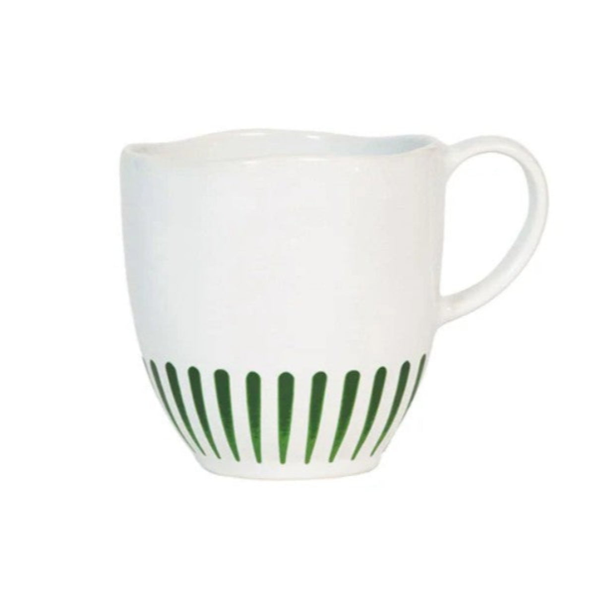 Juliska Sitio Stripe Mug - Basil