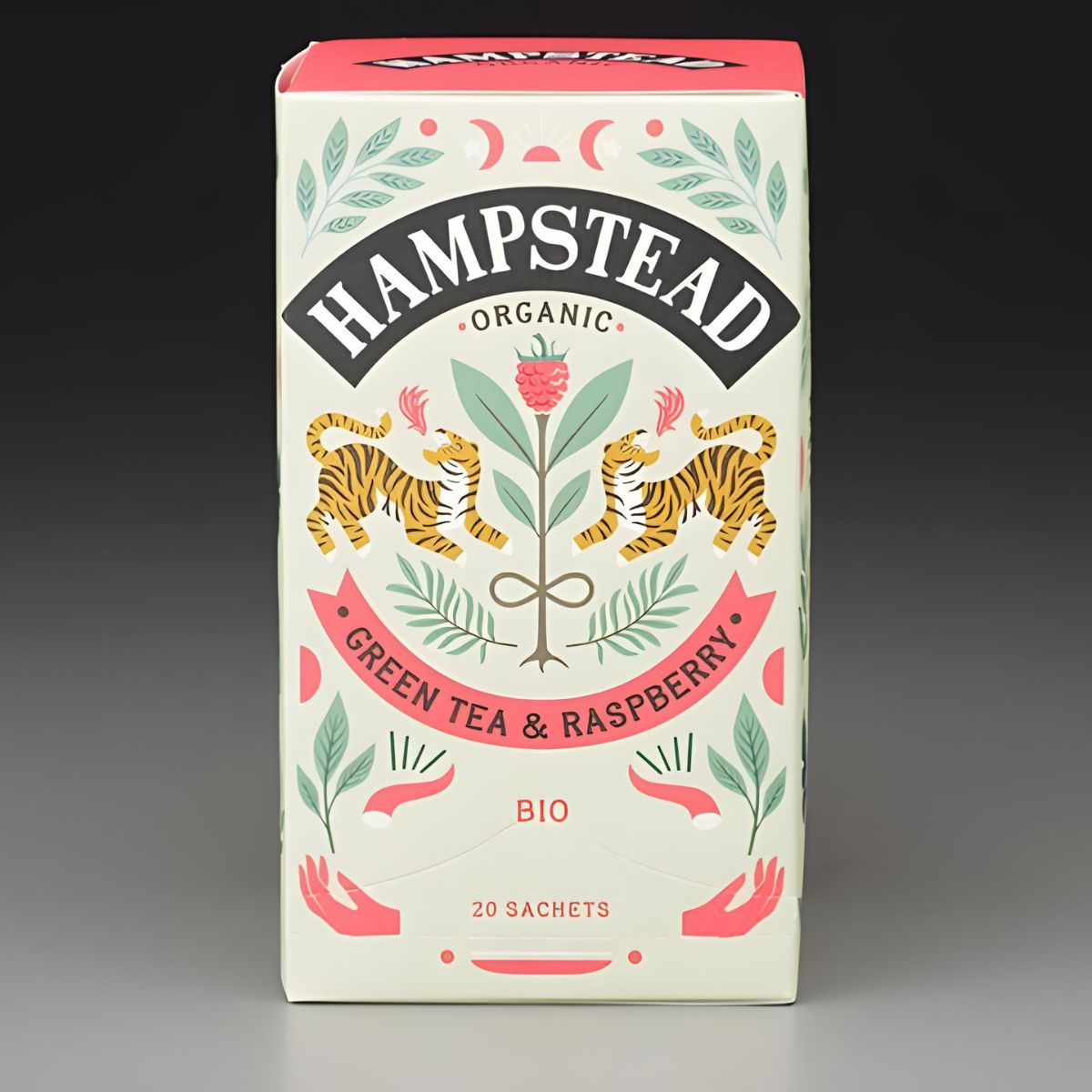 Hampstead Organic Green Tea & Raspberry (20 Teabags)