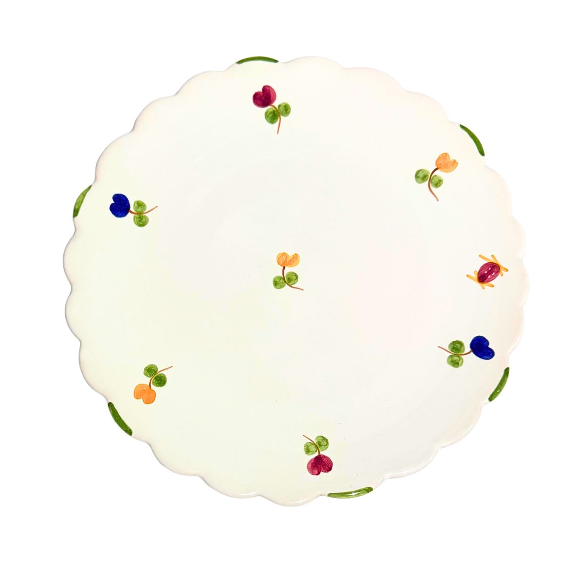 Faienceries D'Art de Malicorne Mille Fleurs Lunch Plate - Retired