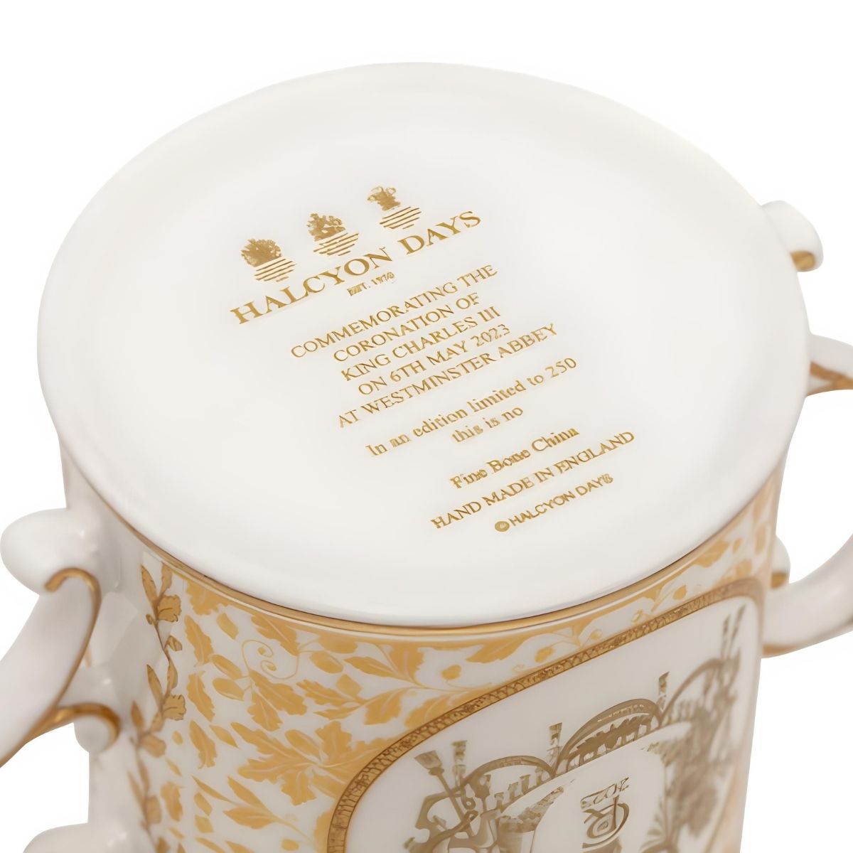 Halcyon Days Coronation Gold Loving Cup