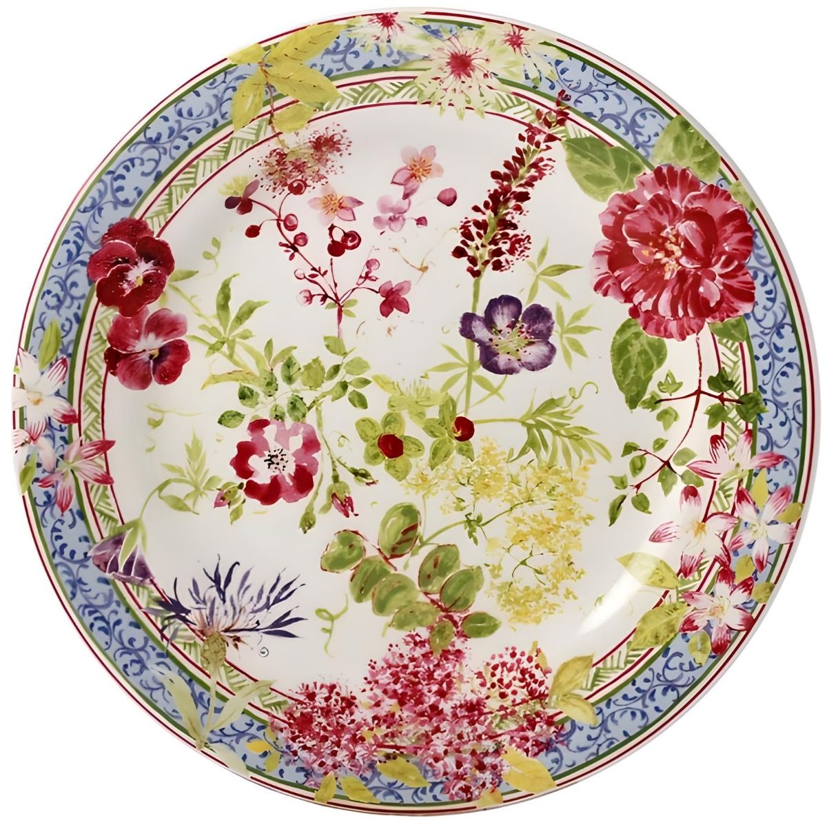 Gien Millefleurs Dessert Plate