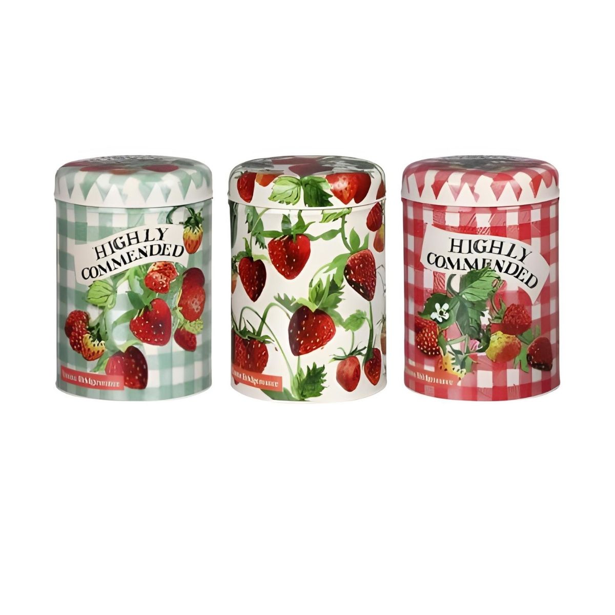Emma Bridgewater Strawberries Storage Caddies - Set of 3