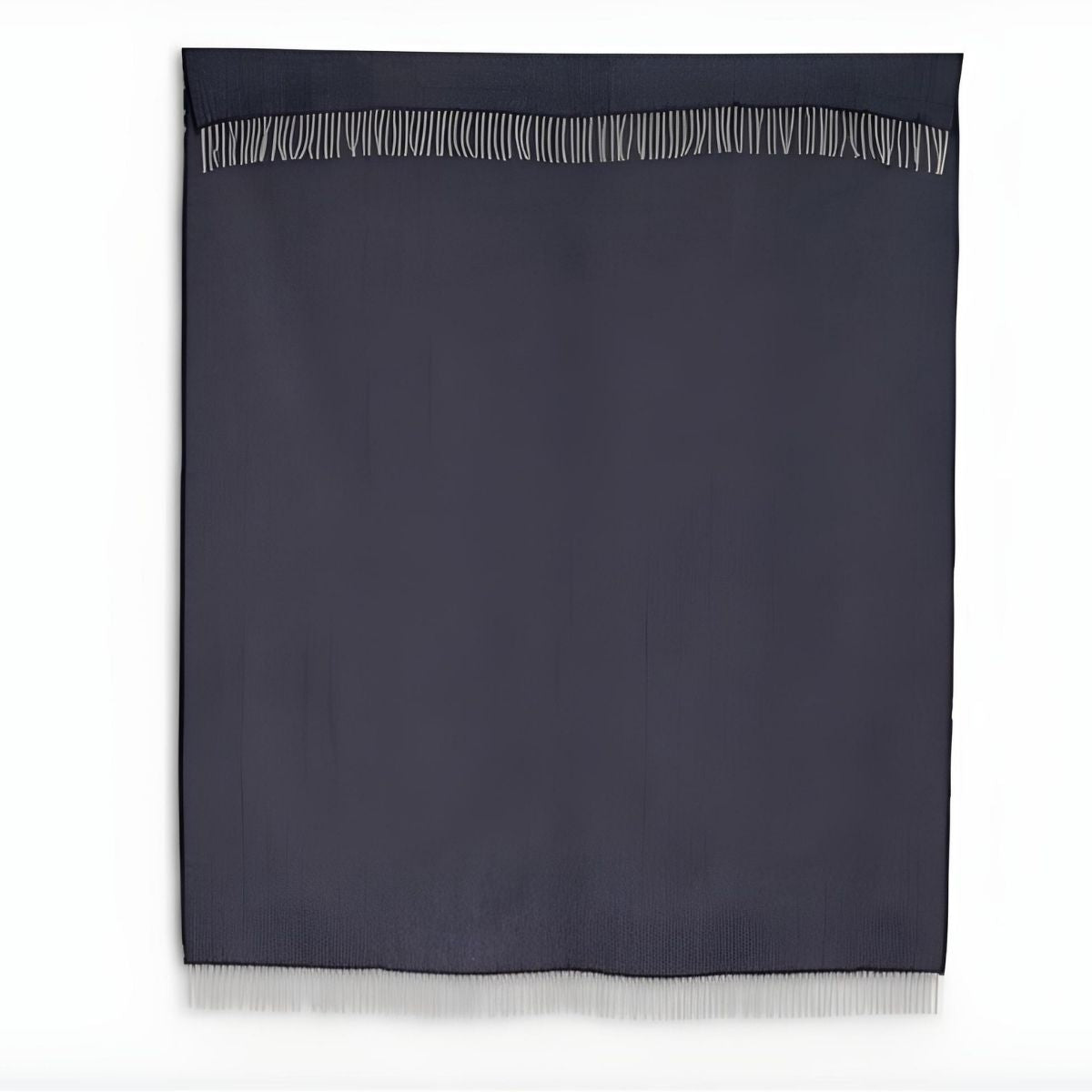 Cushendale Navy Aclare Lambswol Large Throw Blanket