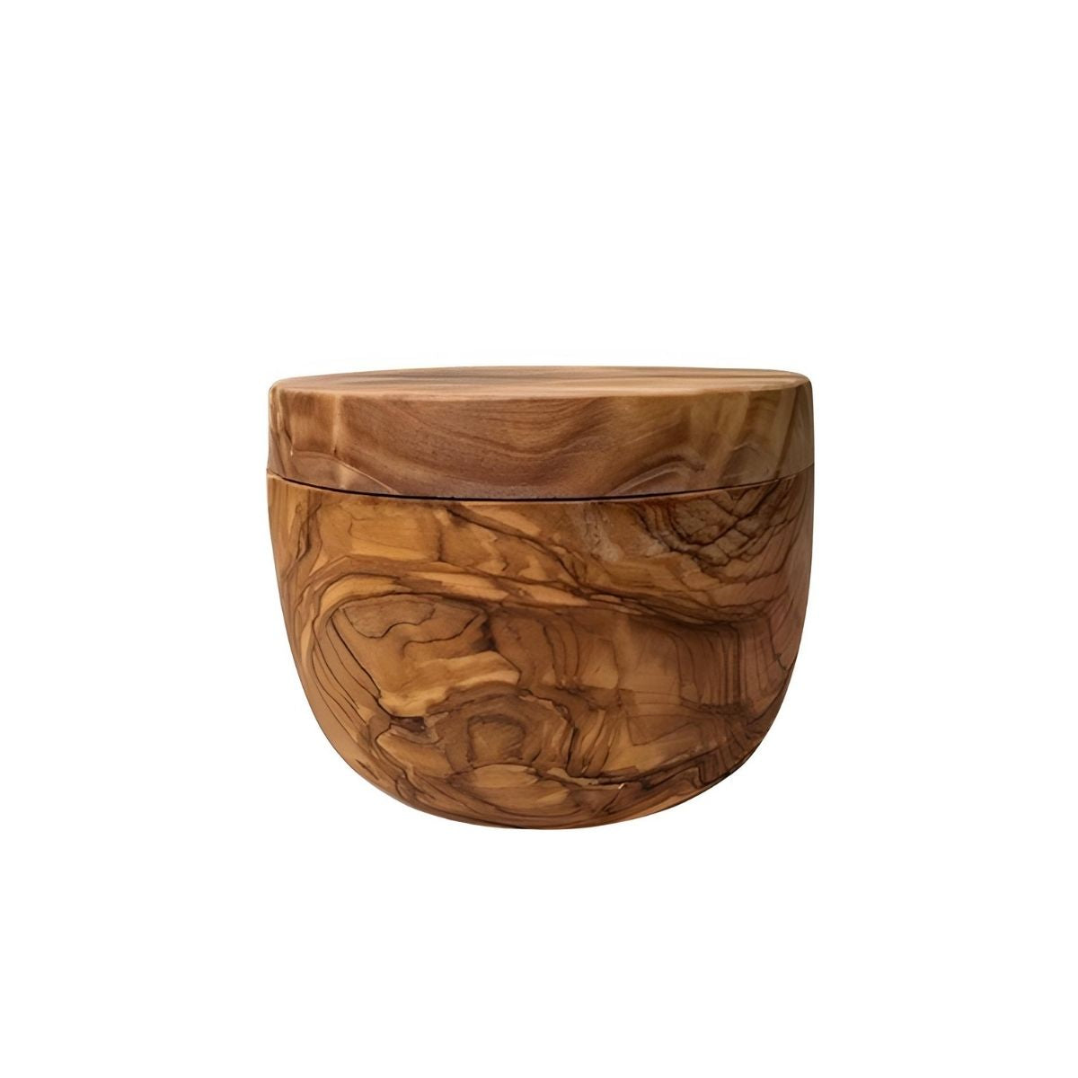 Berard Olive Wood Salt Keeper with Swivel Top