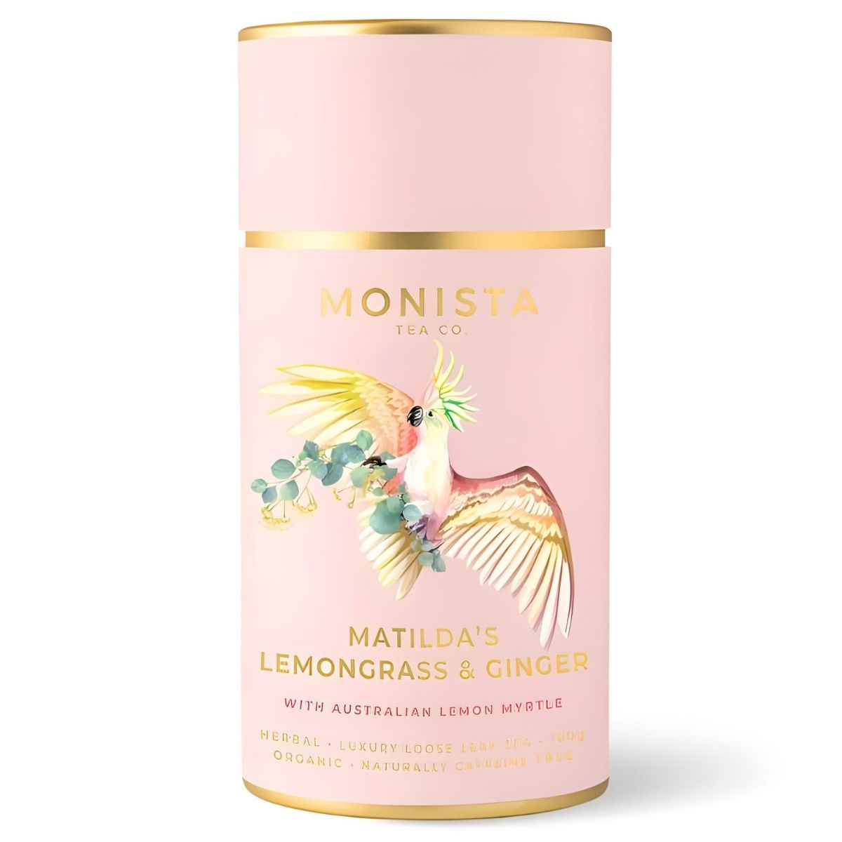 Monista Tea Co. Matilda's Lemongrass & Ginger Tea Canister