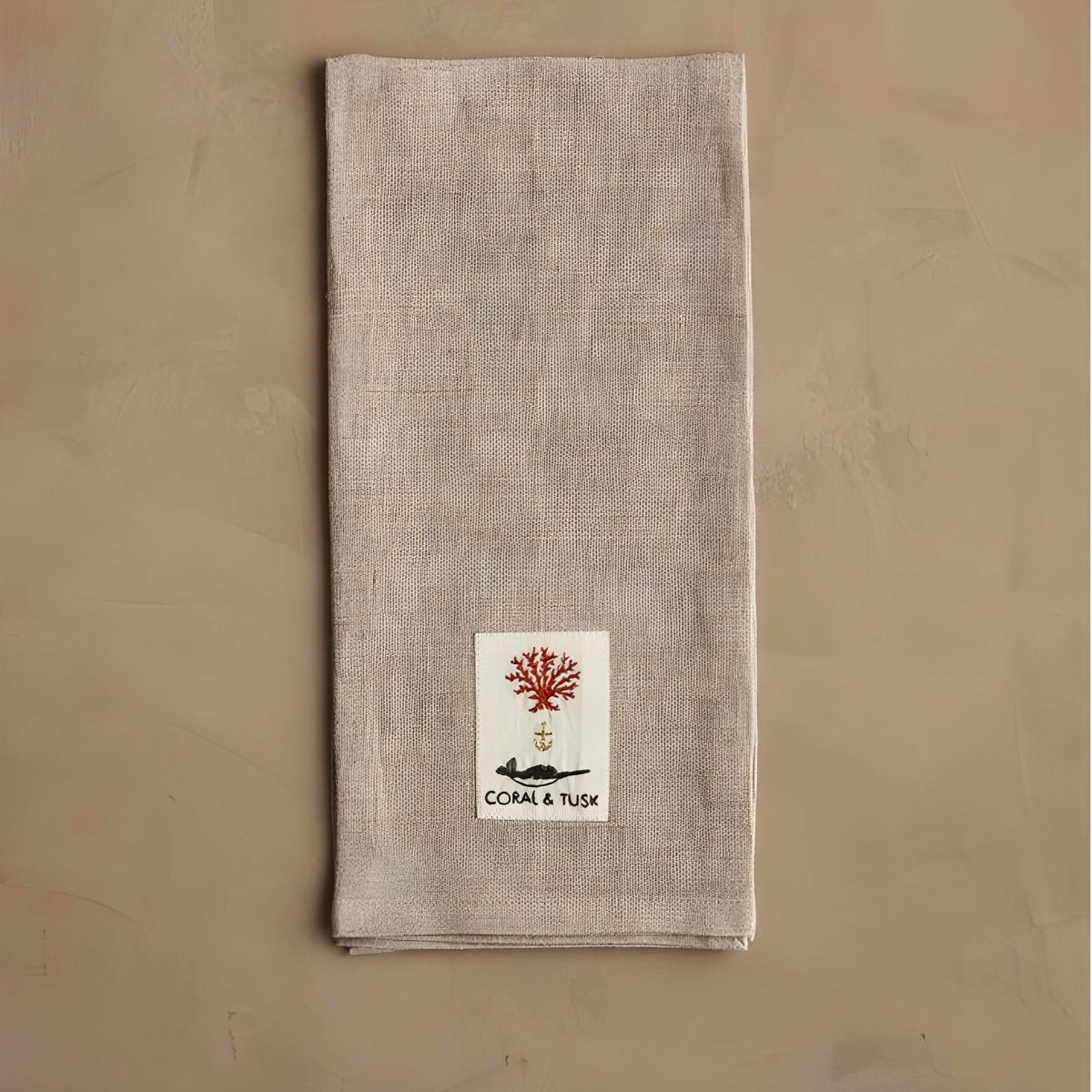 Coral & Tusk Christmas Cardinals Tea Towel