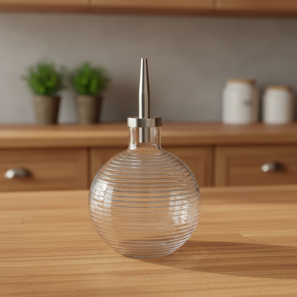 IVV (Industria Vetraria Valdarnese) Vertigo Oil Bottle