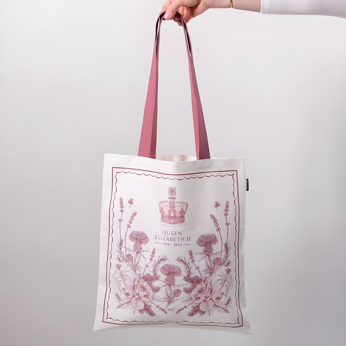 Victoria Eggs Queen Elizabeth II Commemorative Canvas Bag