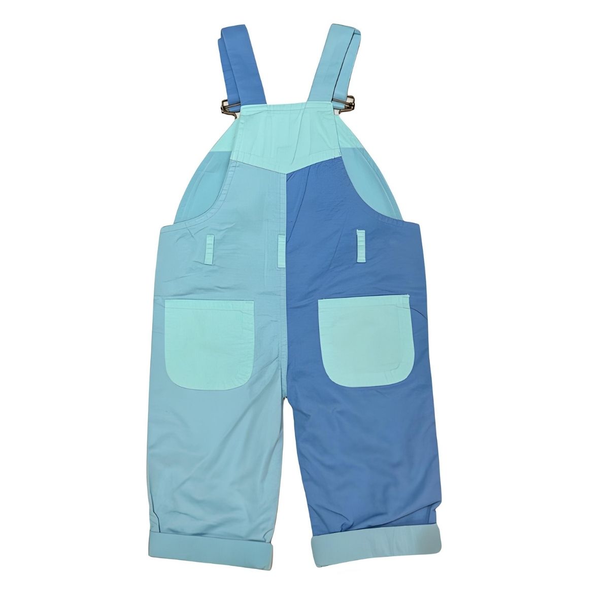 Dotty Dungarees Tonal Colourblock Dungarees