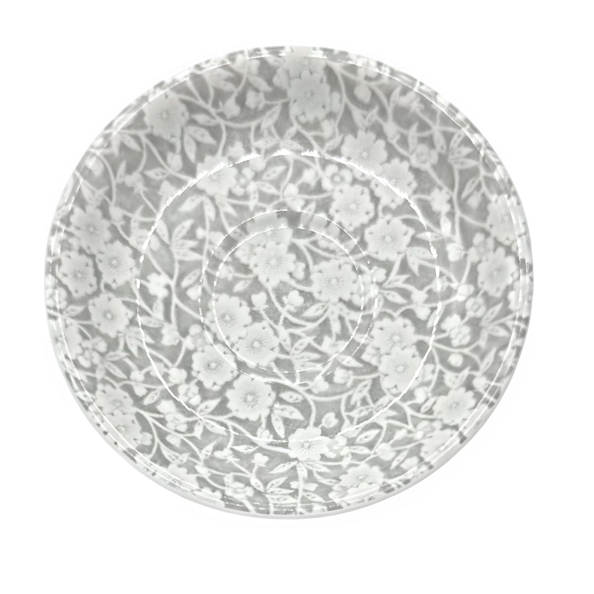 Burleigh Dove Grey Calico Teacup Saucer ONLY - Retired