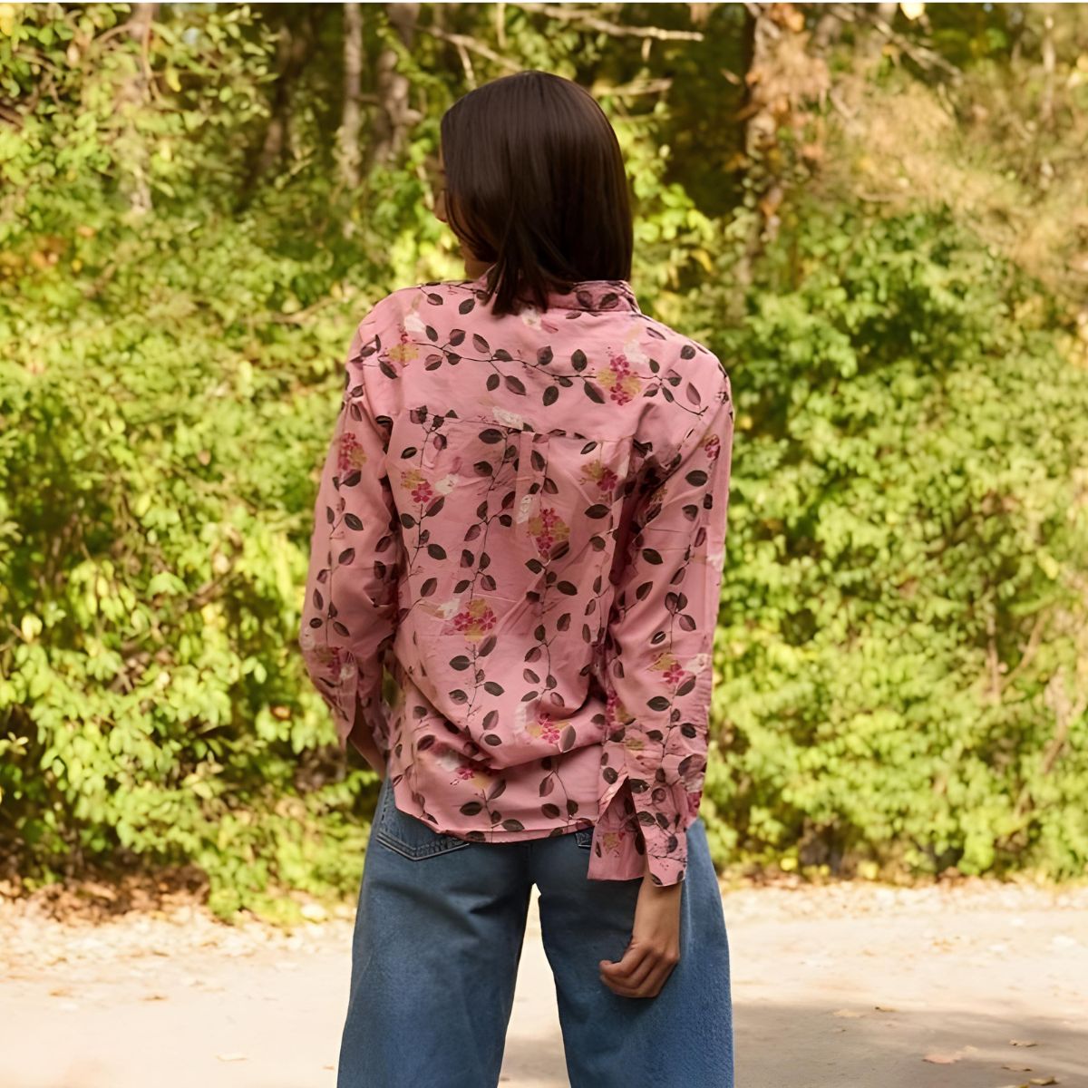 ... and for Good Boyfriend Shirt - Birdie On A Vine - Blush