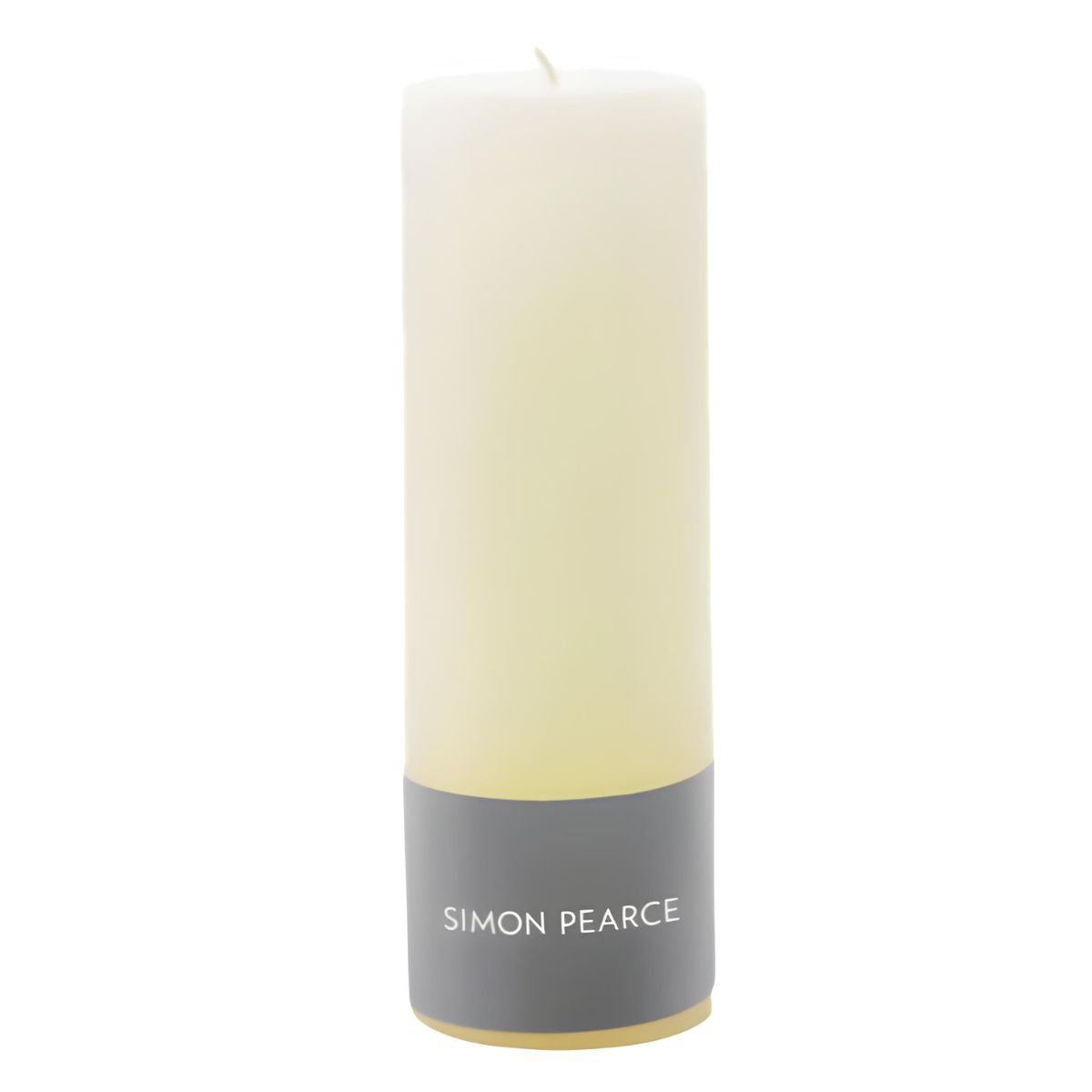 Simon Pearce Candle Pillar Ivory 2x6
