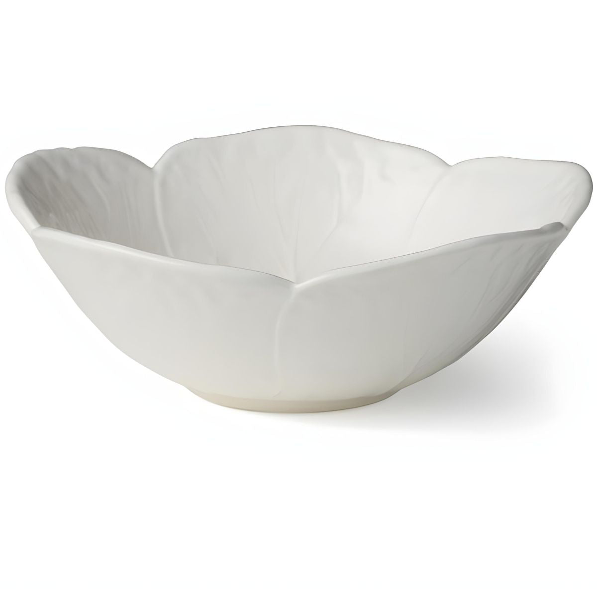 Le Jardin White Cabbage 3-D Cereal Bowl - Set of 4