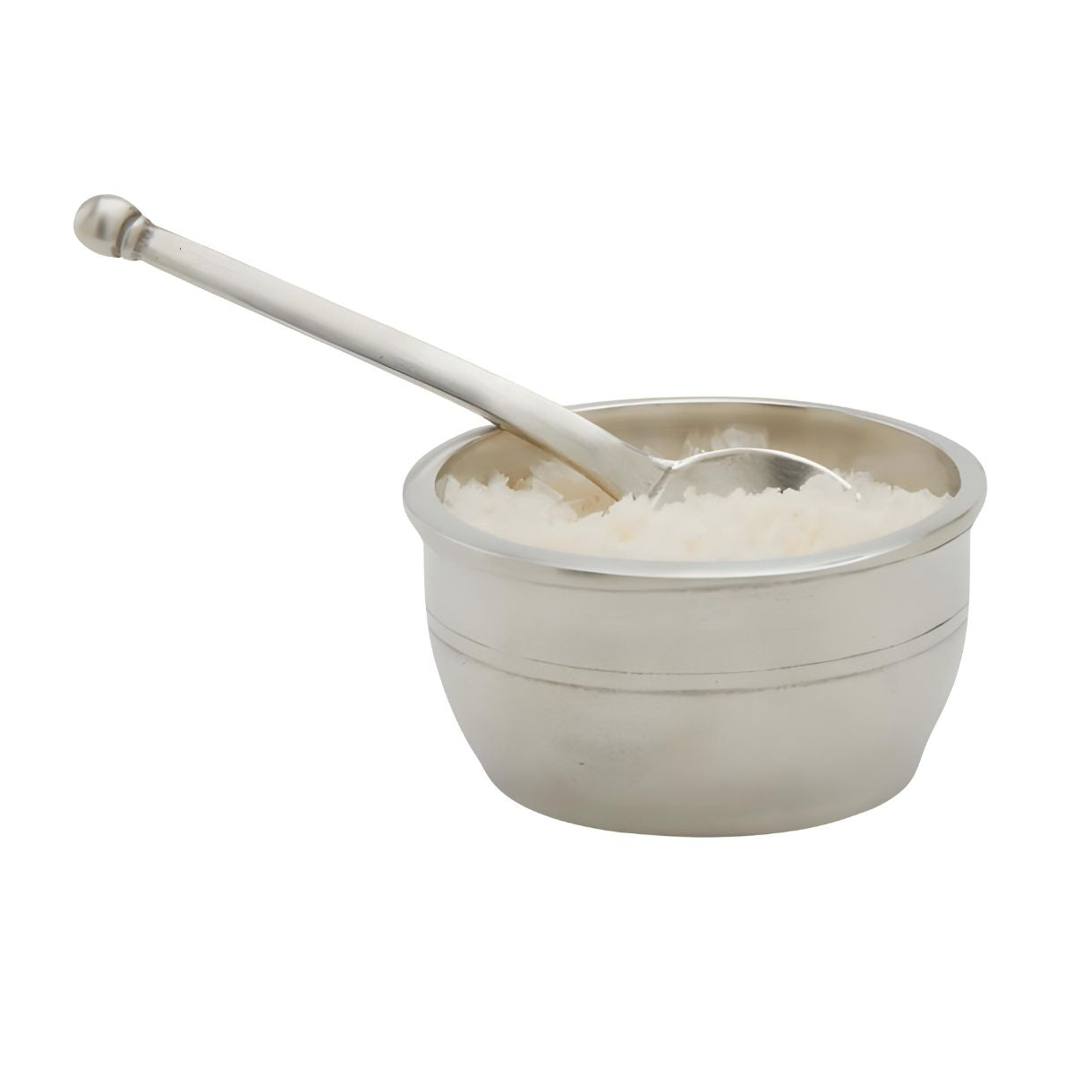 MATCH Pewter Piccolo Salt Cellar with Lid & Spoon