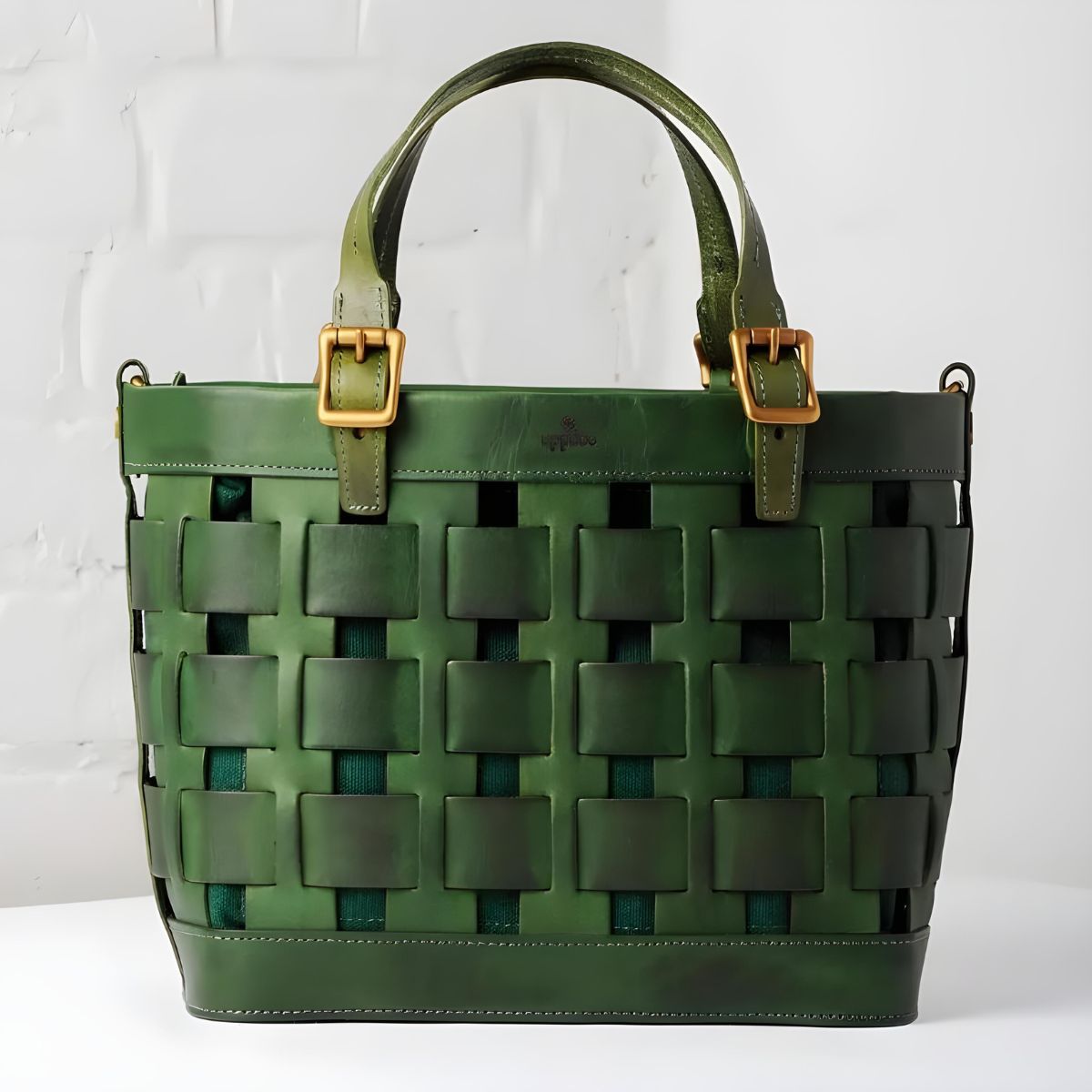 Uppdoo Venture Basket Tote - Pine