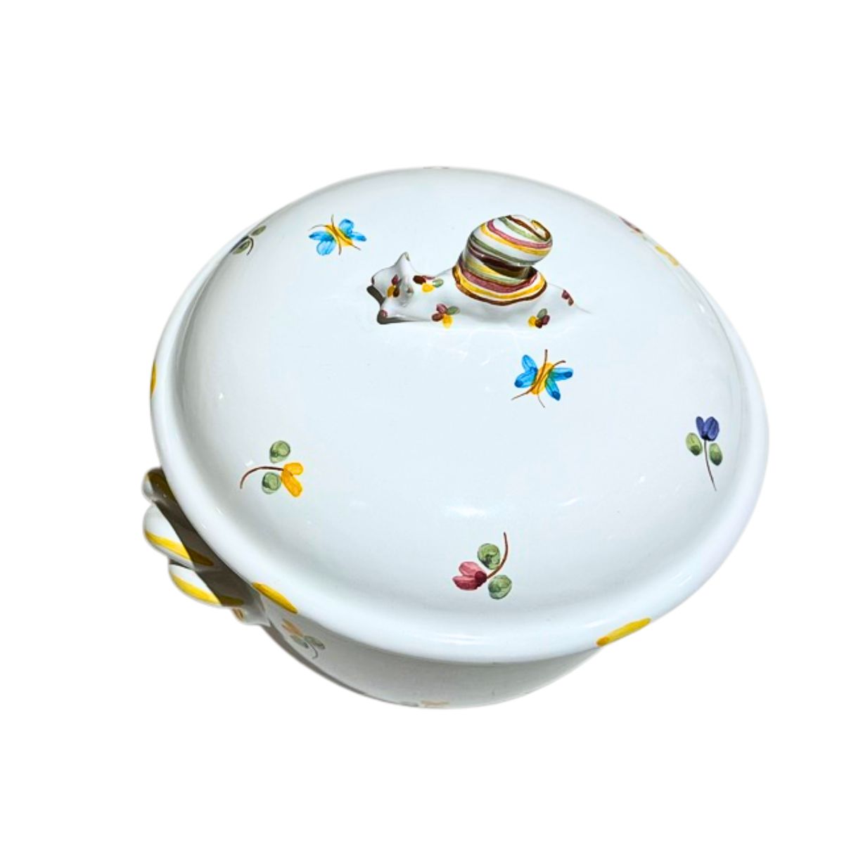 Faienceries D'Art de Malicorne Mille Fleurs Soup Tureen - Yellow - Retired