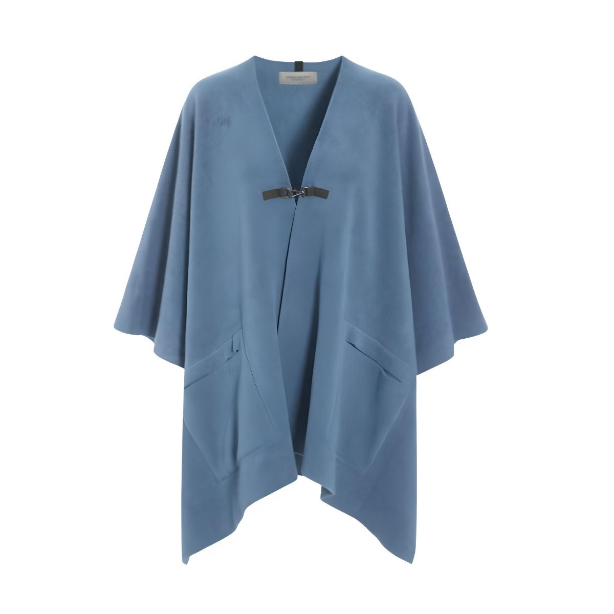 Henriette Steffensen Copenhagen Slag Cape - Dusty Blue