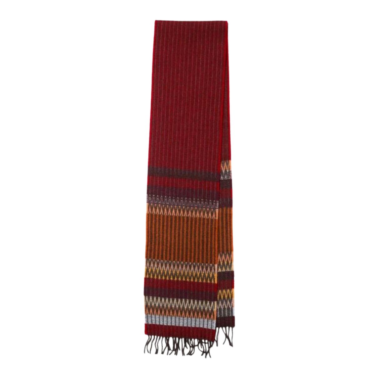 Wallace Sewell Edera Raspberry ALT Lambswool Texture Scarf