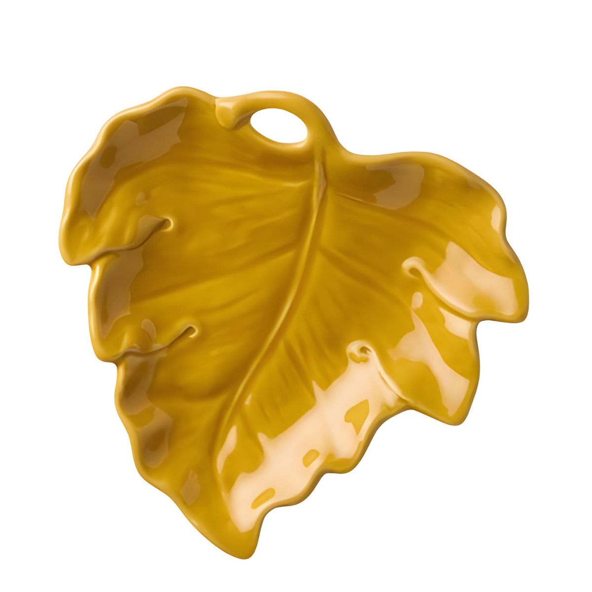 Autumn Meadows Gold Leaf Plate