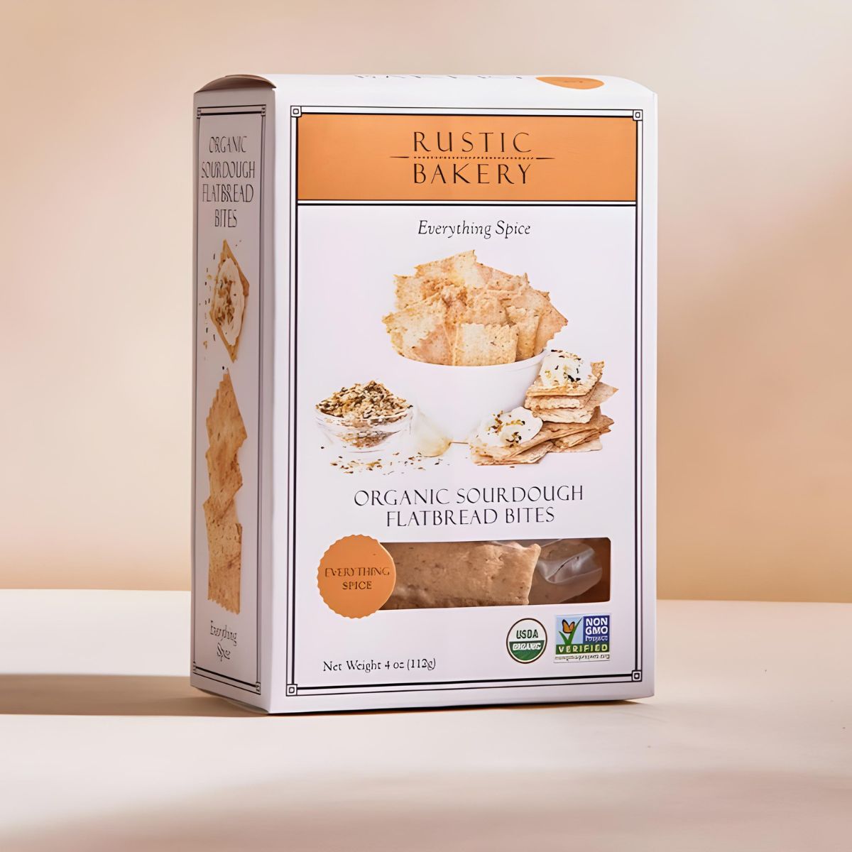 Rustic Bakery Everything Spice Organic Sourdough Flatbread Bites