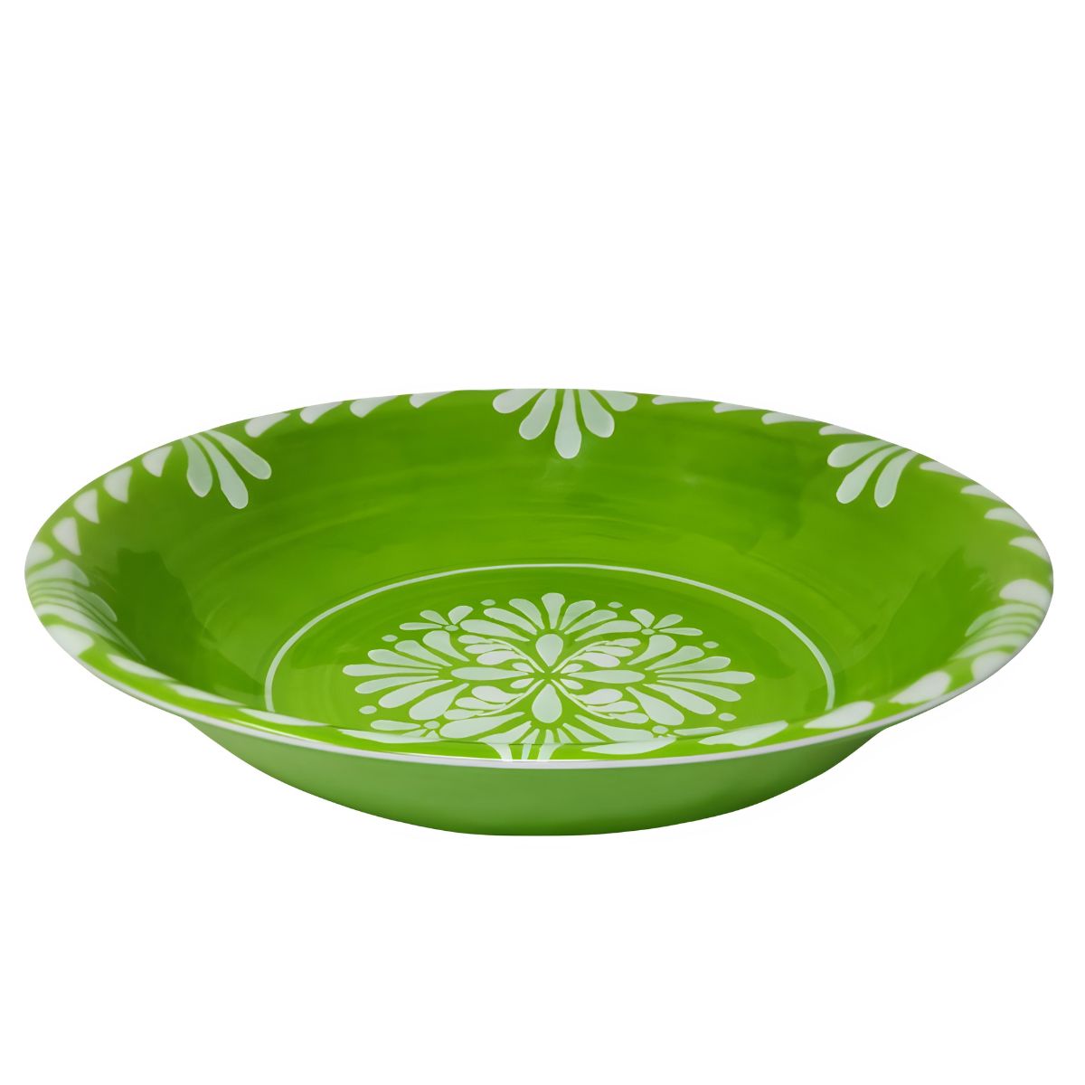 Le Cadeaux Paloma Green Melamine Salad Bowl