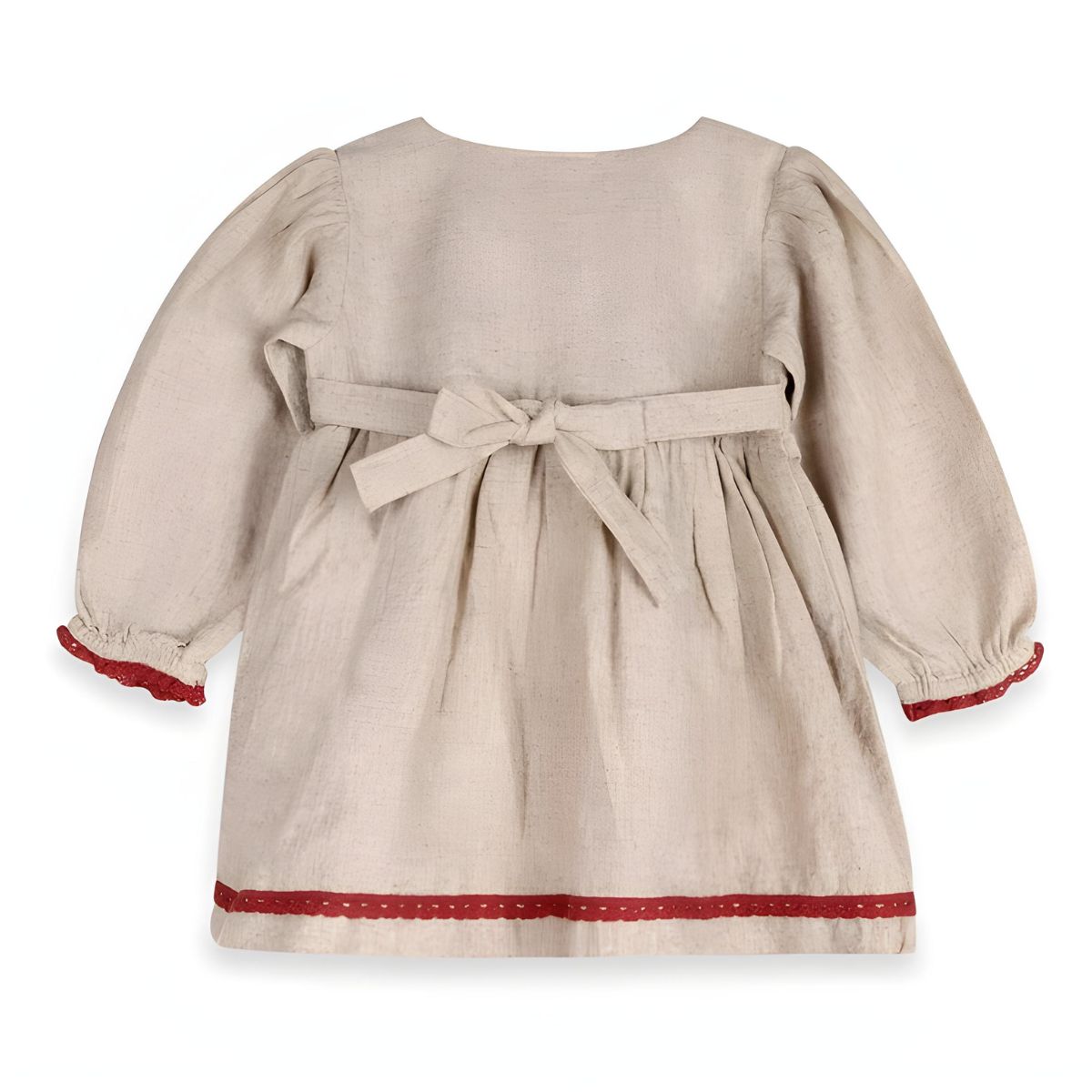 Viverano Organics Ravello Embroidered Baby Dress & Bloomer (Linen Blend)